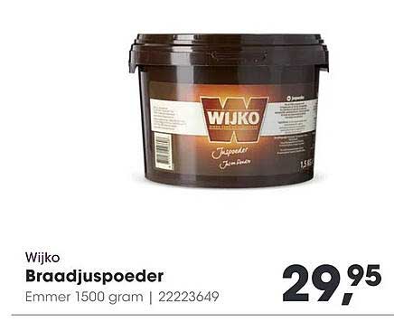 Wijko Braadjuspoeder Emmer 1500 gram
