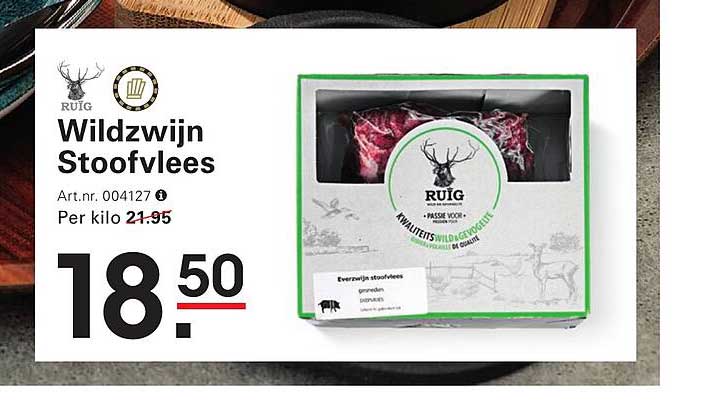 Wildzwijn Stoofvlees