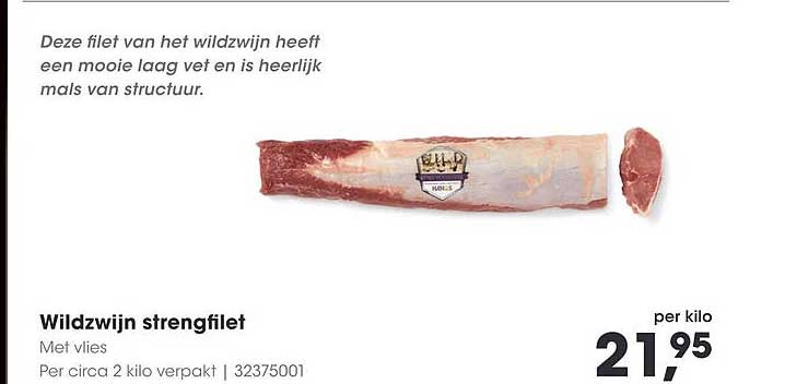 Wildzwijn strengfilet