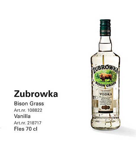 Zubrowka Bison Grass Vodka 70 cl