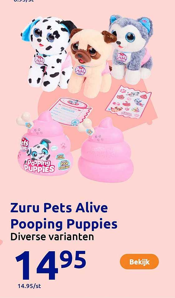 Zuru Pets Alive Pooping Puppies - Diverse varianten