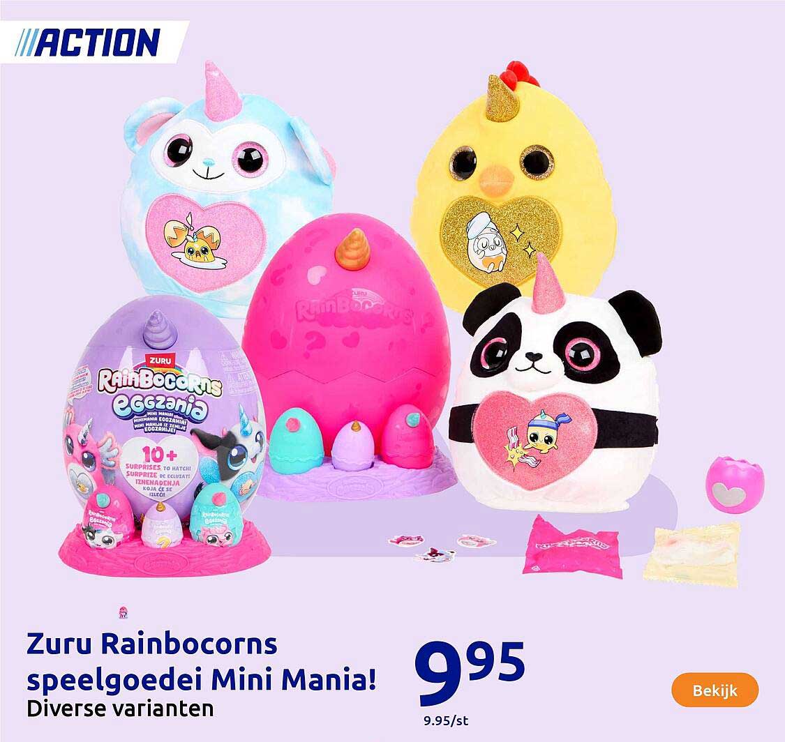 Zuru Rainbocorns speelgoed ei Mini Mania! Diverse varianten