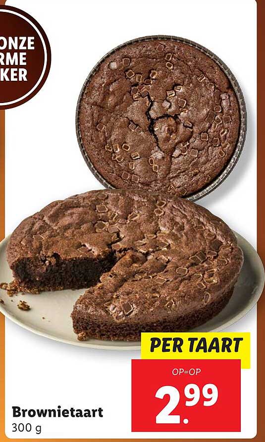 Brownietaart 300 g