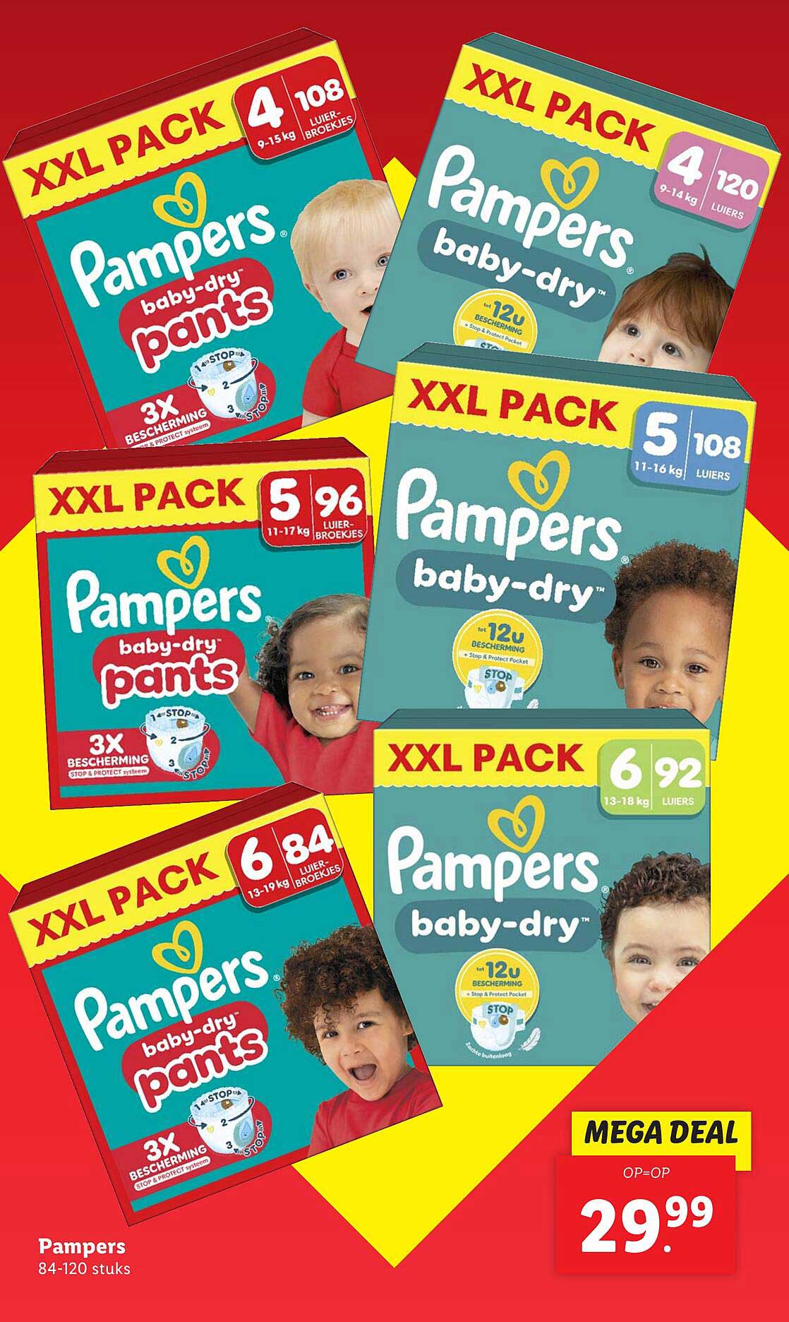 Papers Baby-Dry Luiers aat 6 – aandbox 148 Luiers | Wegwerpluiers voor baby's | Joybuy