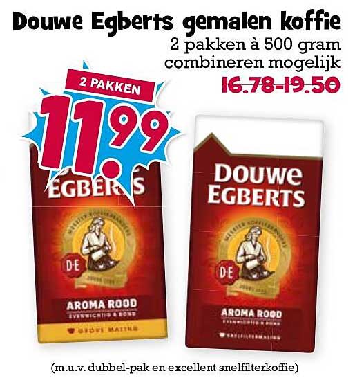 Douwe Egberts gemalen koffie