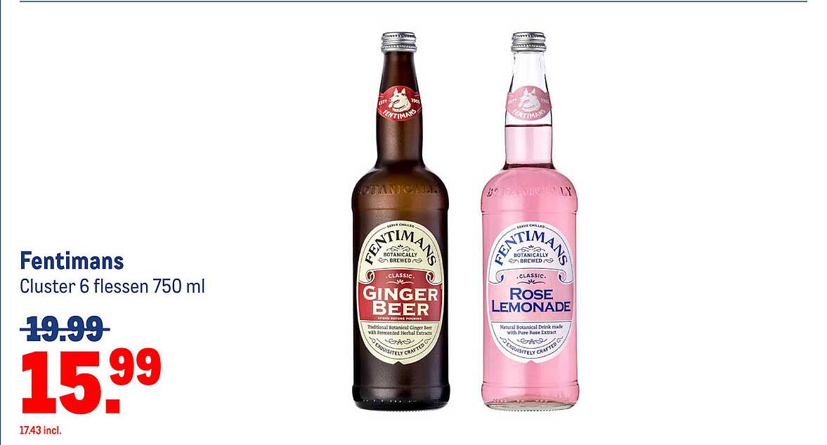 Fentimans Cluster 6 flessen 750 ml