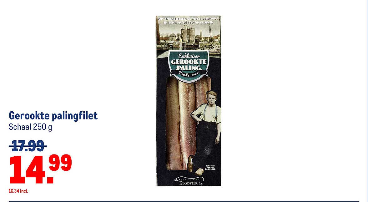 Gerookte palingfilet