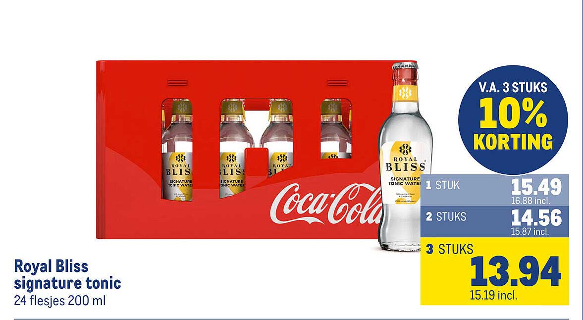 Royal Bliss signature tonic 24 flesjes 200 ml