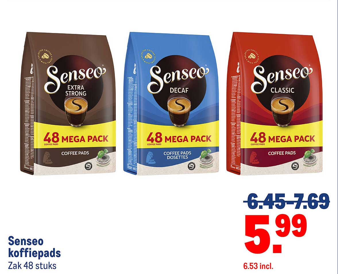 Senseo koffiepads Zak 48 stuks