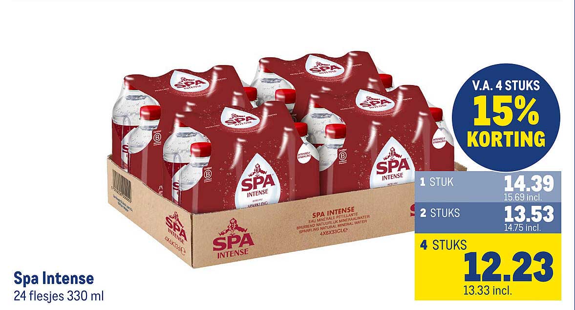 Spa Intense 24 flesjes 330 ml
