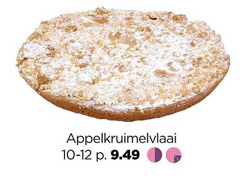 Appelkruimelvlaai 10-12 p.