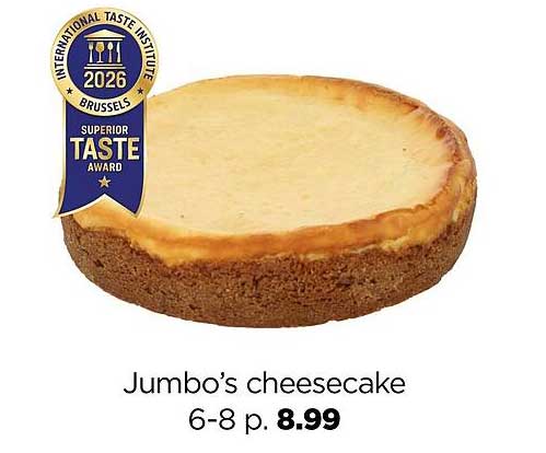 Jumbo’s cheesecake 6-8 p.