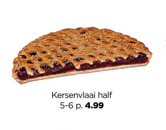 Kersenvlaai half
