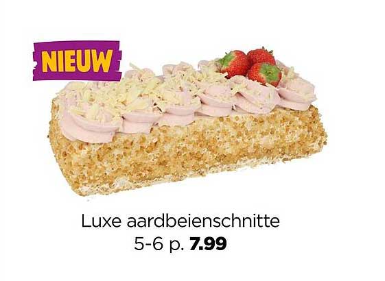 Luxe aardbeienschnitte