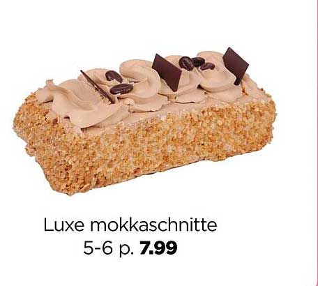 Luxe mokkaschnitte 5-6 p.