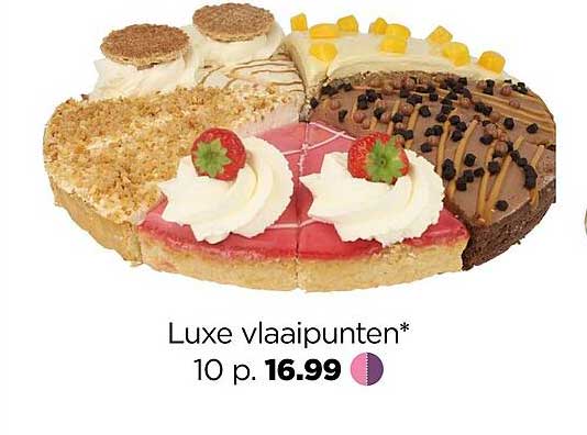 Luxe vlaaipunten*