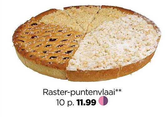 Raster-puntenvlaai** 10 p.