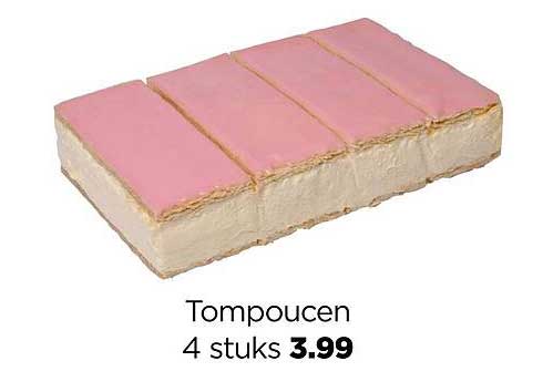 Tompoucen 4 stuks