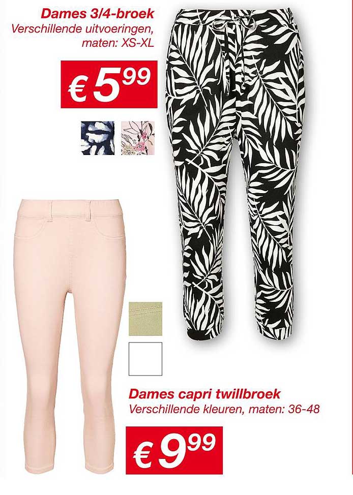Dames 3/4-broek