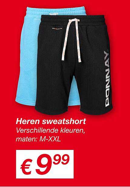 Heren sweatshort