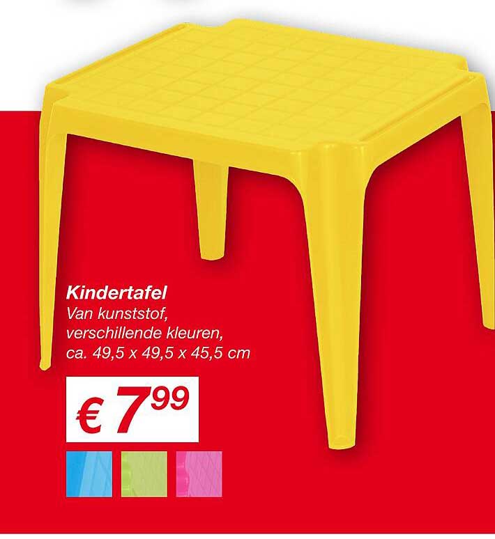 Kindertafel