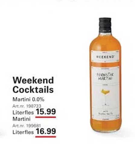 Weekend Cocktails Martini 0.0%