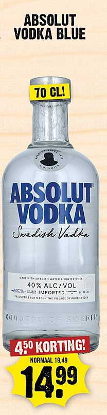 ABSOLUT VODKA BLUE