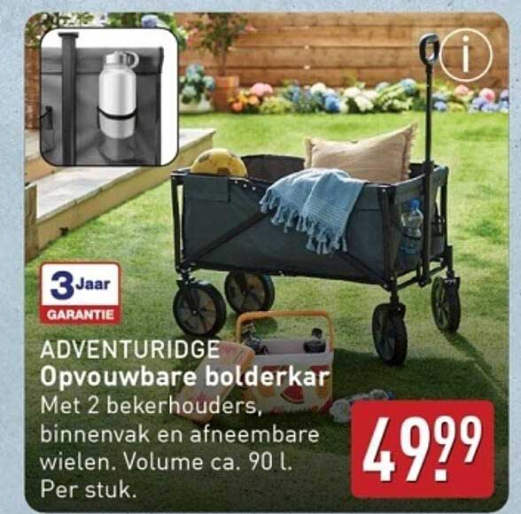 ADVENTURIDGE Opvouwbare bolderkar