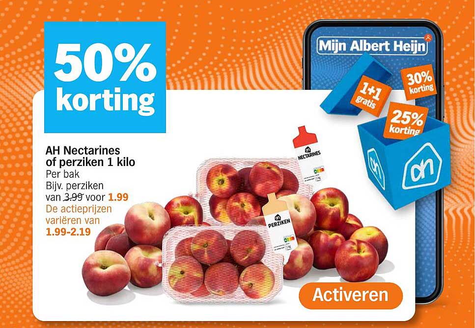 AH Nectarines of perziken 1 kilo