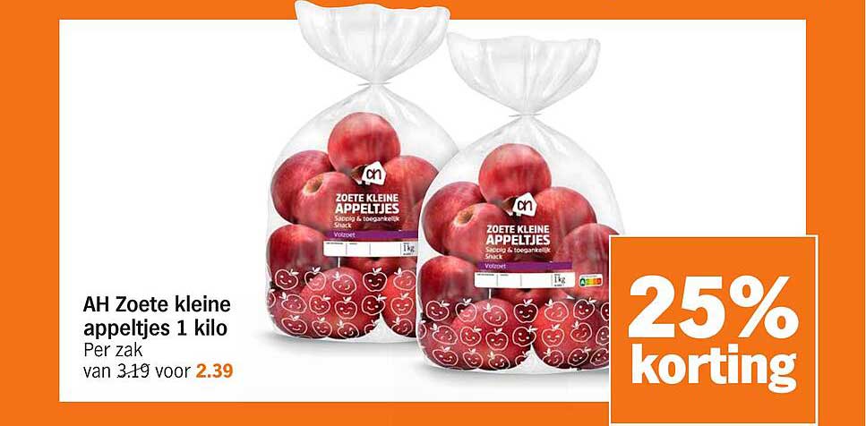 AH Zoete kleine appeltjes 1 kilo