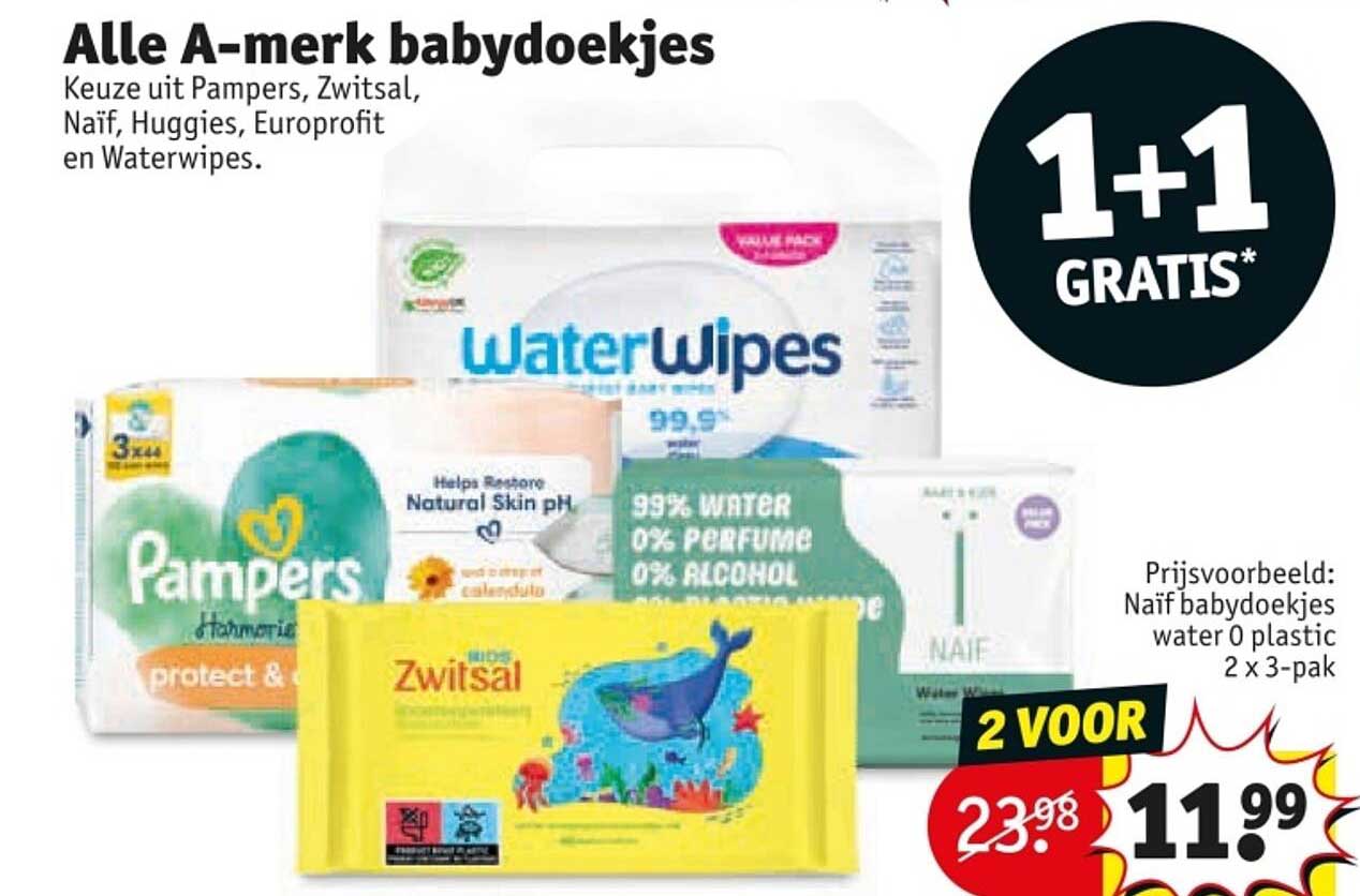 Alle A-merk babydoekjes