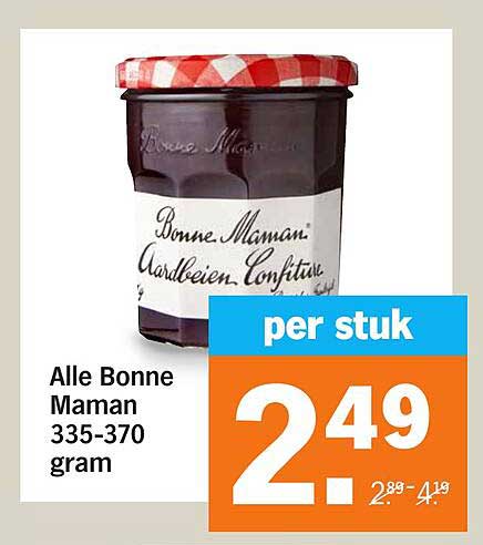Alle Bonne Maman 335-370 gram