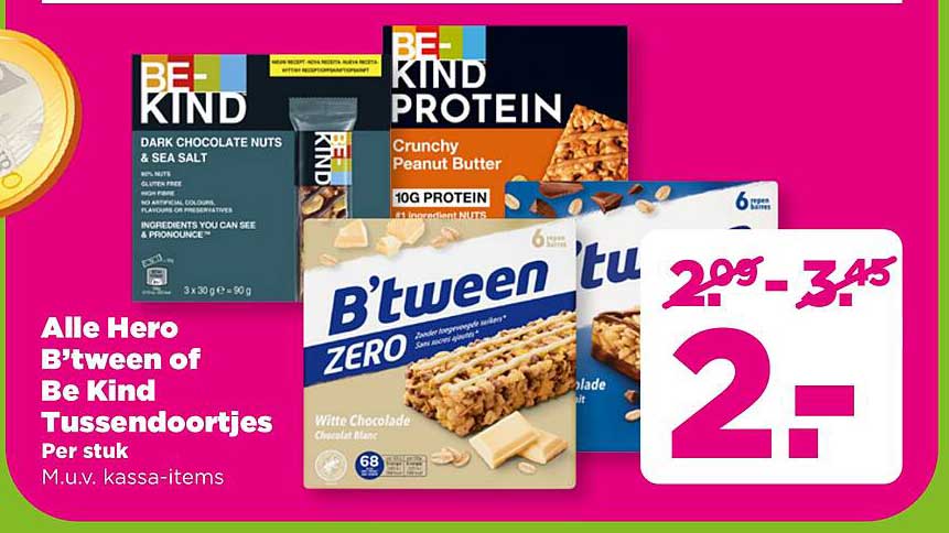 Alle Hero B'tween of Be Kind Tussendoortjes Per stuk