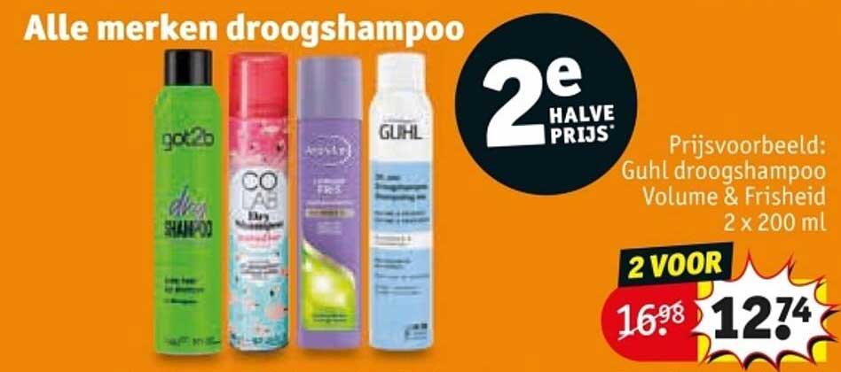 Alle merken droogshampoo