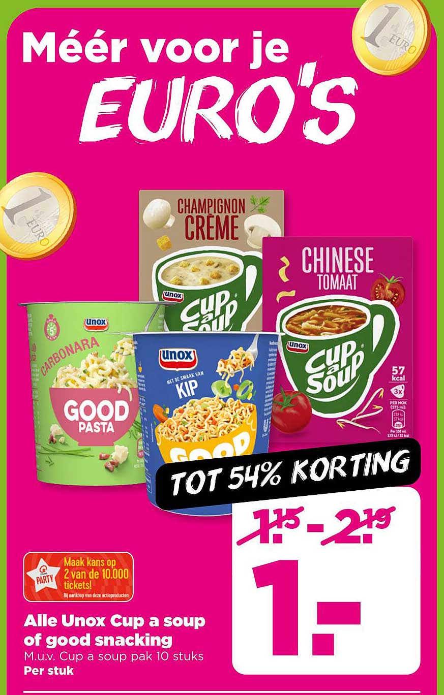 Alle Unox Cup a soup of good snacking