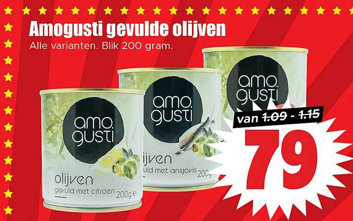 Amogusti gevulde olijven