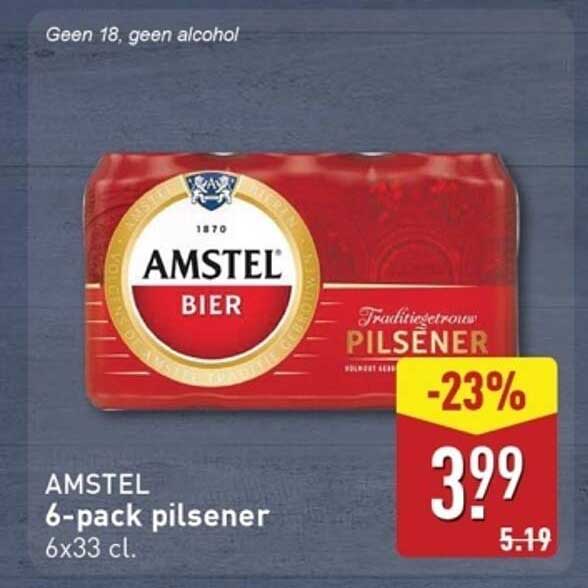 AMSTEL 6-pack pilsener