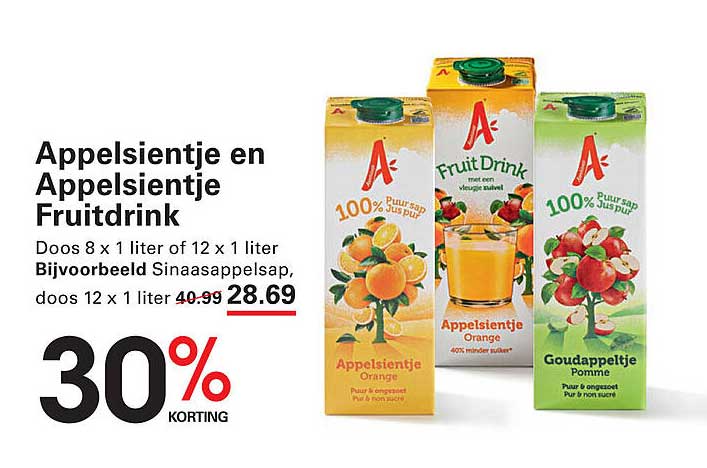 Appelsientje en Appelsientje Fruitdrink