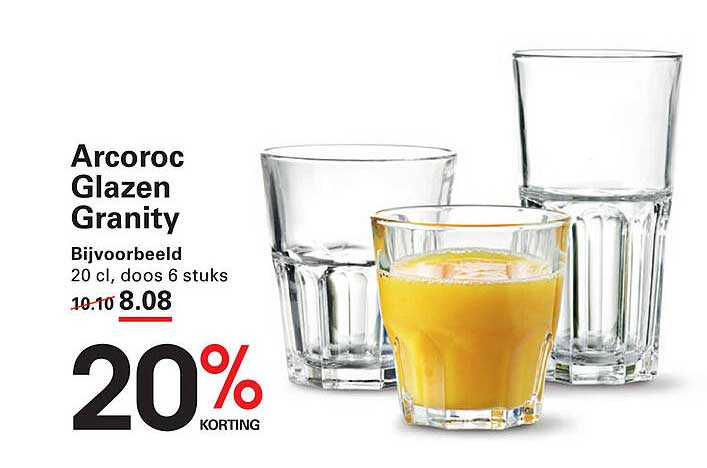 Arcoroc Glazen Granity