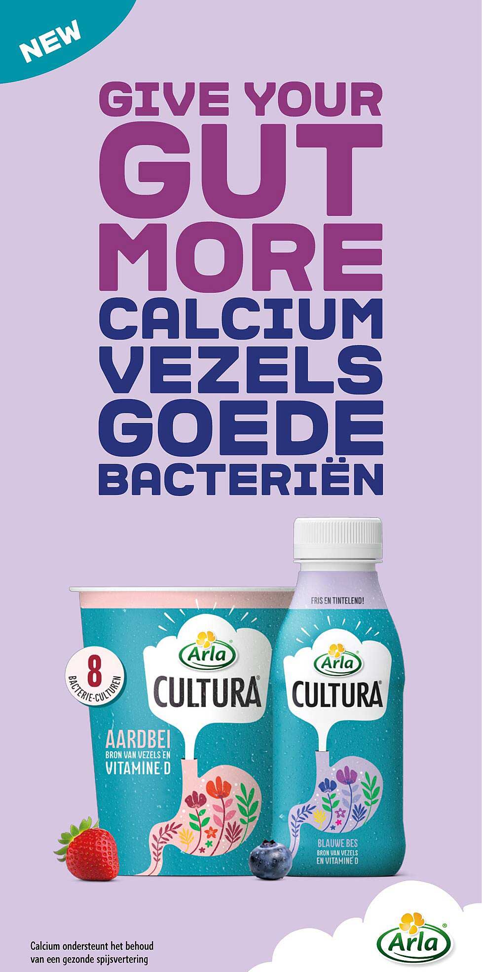 Arla Cultura Aardbei en Blauwe Bes