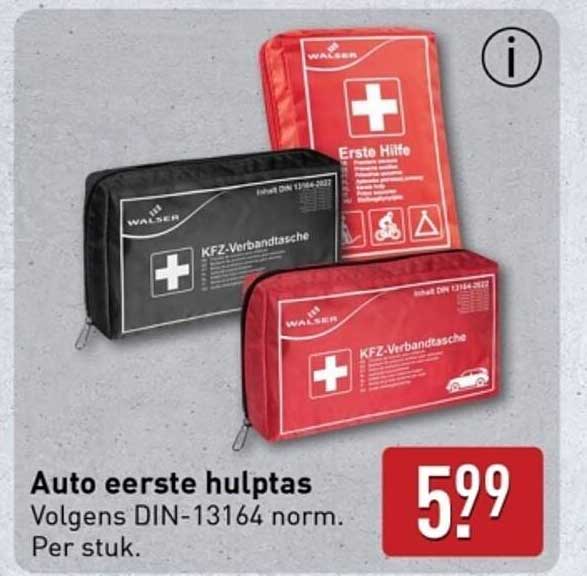 Auto eerste hulp tas
