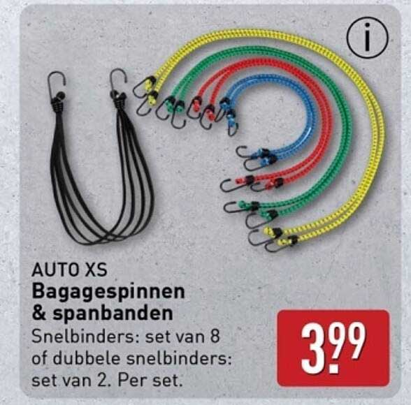 AUTO XS Bagagespinnen & spanbanden