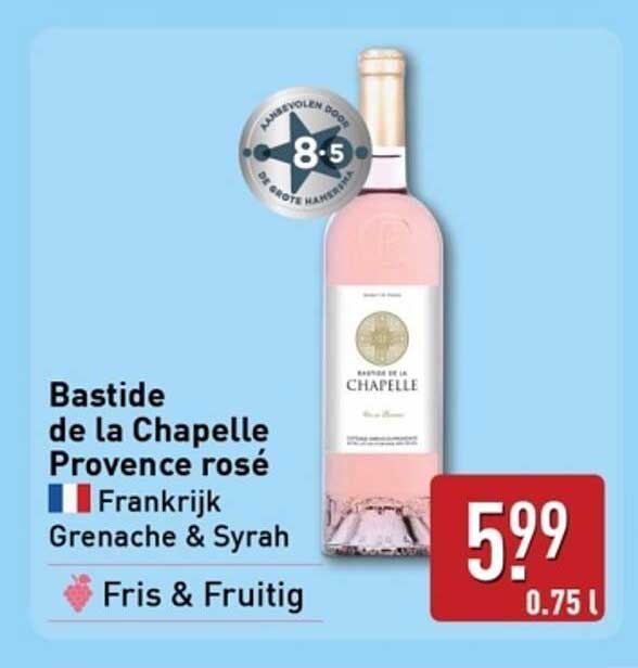 Bastide de la Chapelle Provence rosé
