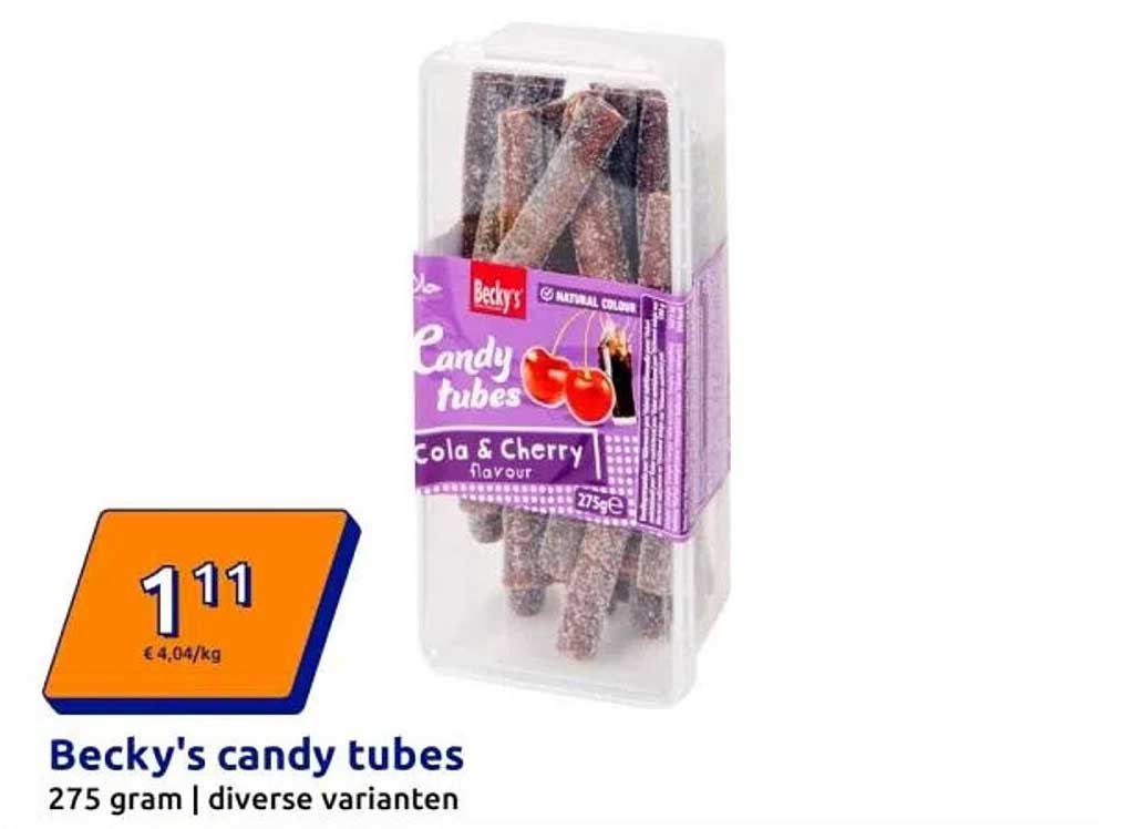 Becky's candy tubes