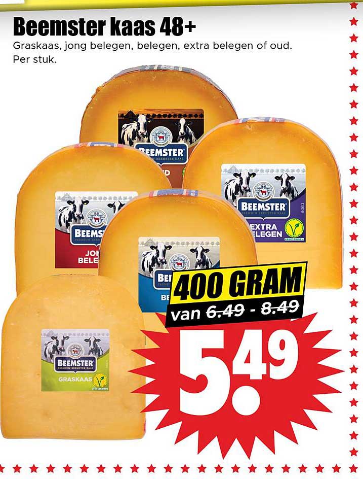 Beemster kaas 48+