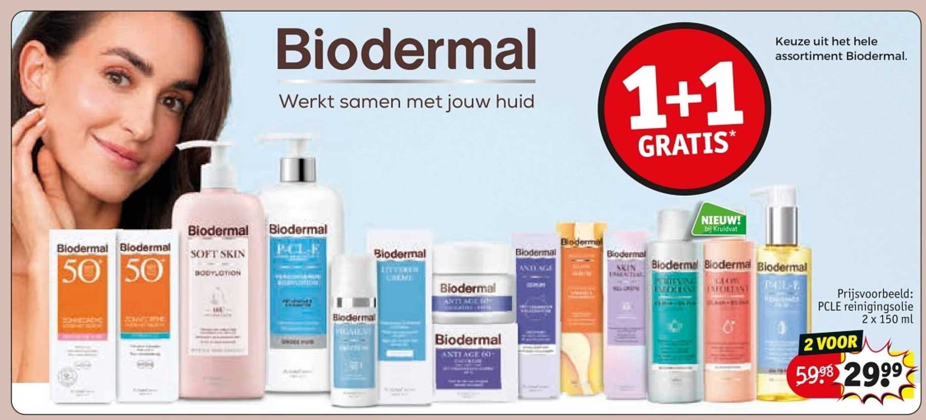 Biodermal 1 + 1 GRATIS