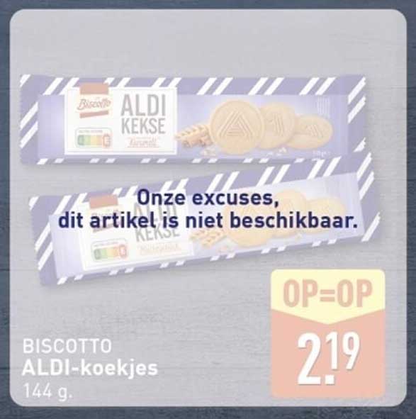 BISCOTTO ALDI-koekjes