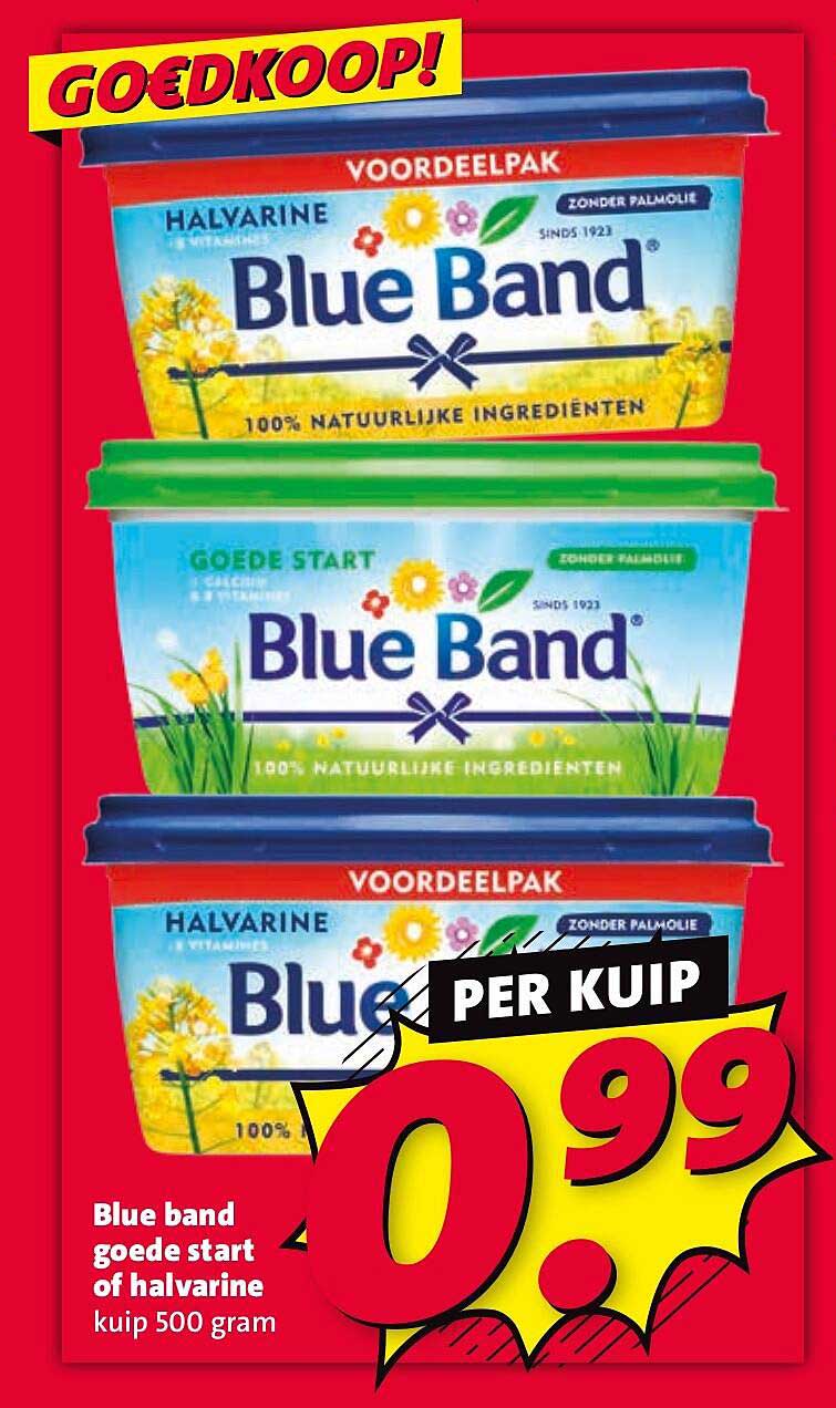 Blue band goede start of halvarine kuip 500 gram