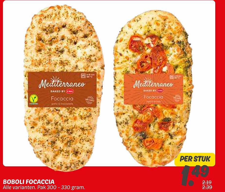 BOBOLI FOCACCIA
