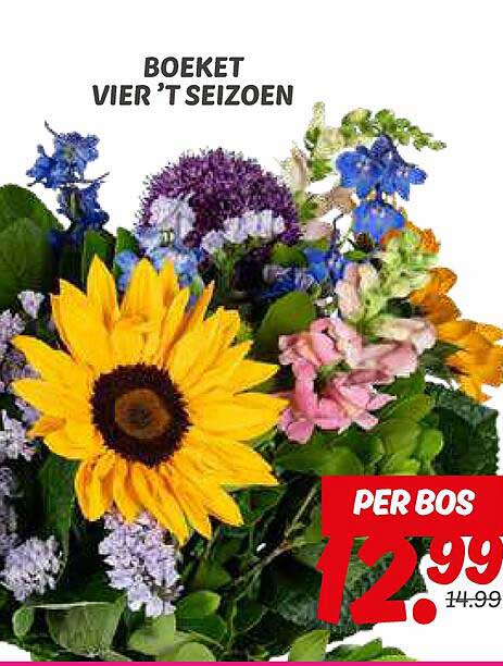 Boeket Vier ’t Seizoen